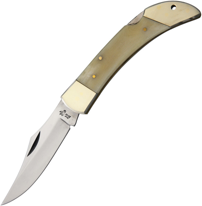 Lockback Hunter Smooth Bone - F14127SB