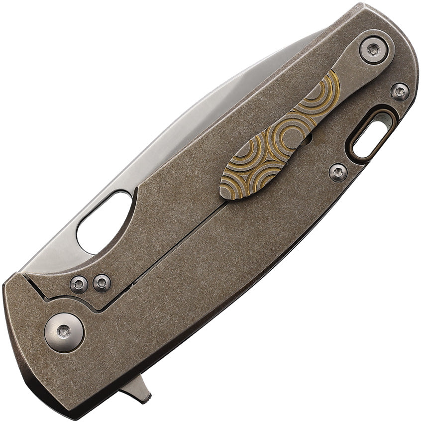Kyomi Framelock Bronze Circles - V5933RBR