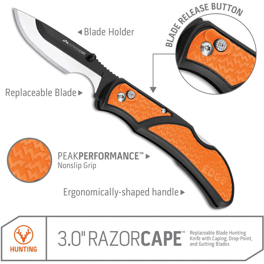 RazorCape Lockback Org - OERCB3010C