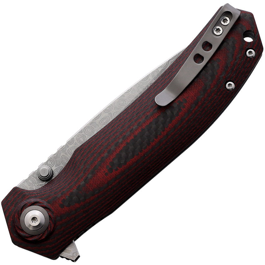 Charkos Linerlock Blk/Red - SHI7092D1