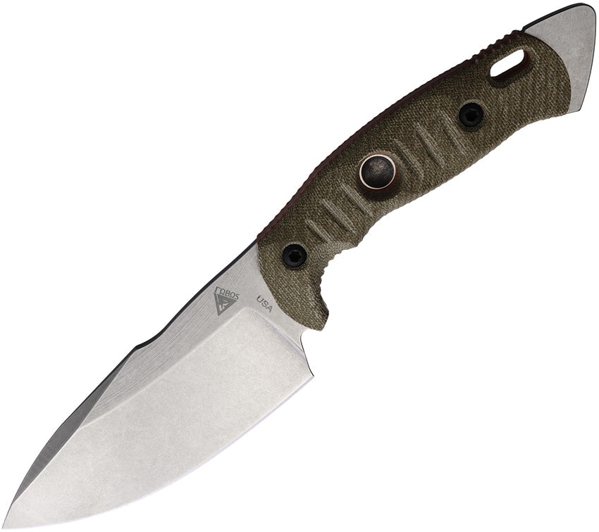Alaris Fixed Blade Grn/Org - FOB040