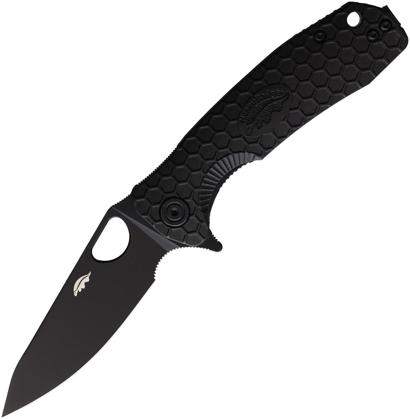 Medium Leaf Linerlock Black - HB4027
