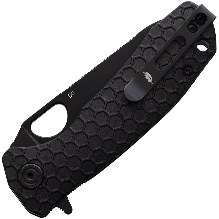 Medium Leaf Linerlock Black - HB4027