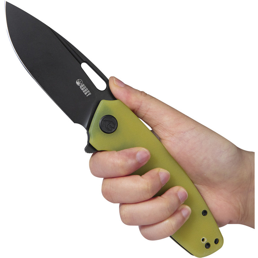 Tityus Linerlock Black Yellow - KUB322G