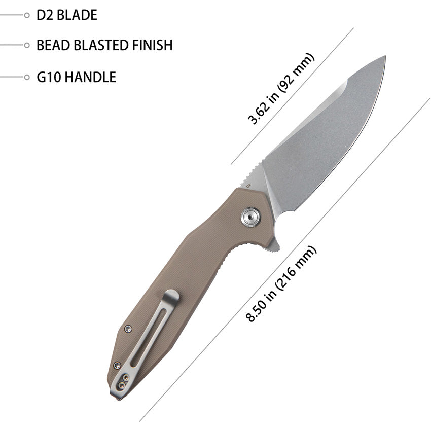 Nova Linerlock Tan - KUB117I