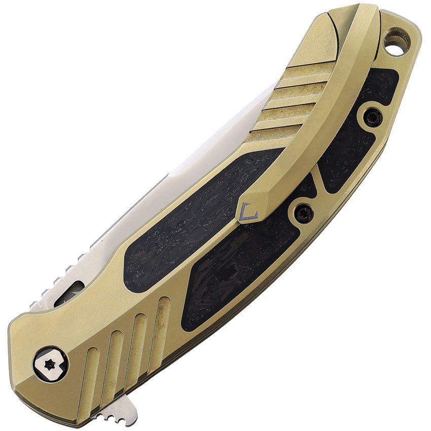 Tectonic Linerlock CF Gold - VNI16TICFPGD