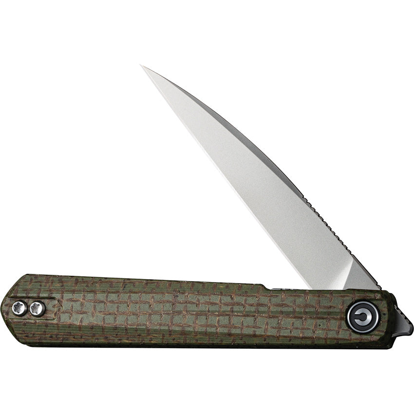 Clavi Linerlock Green Micarta - CIVC210193