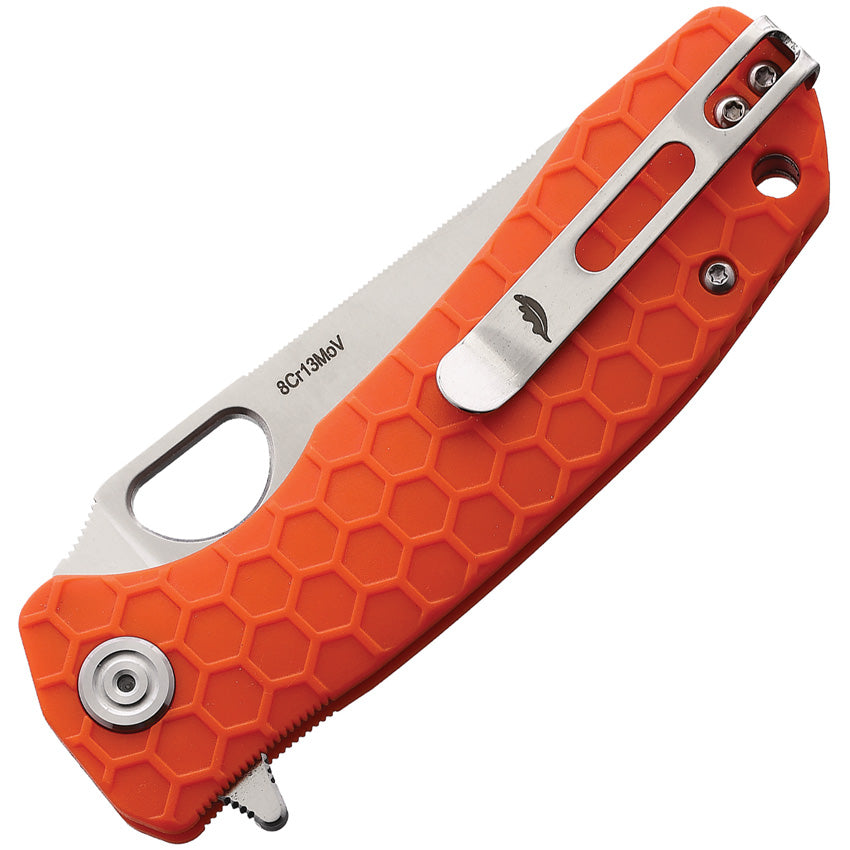 Medium Leaf Linerlock Orange - HB1303