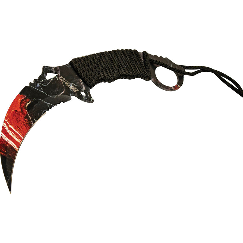 Karambit Fixed Blade Red - MT2076GLX