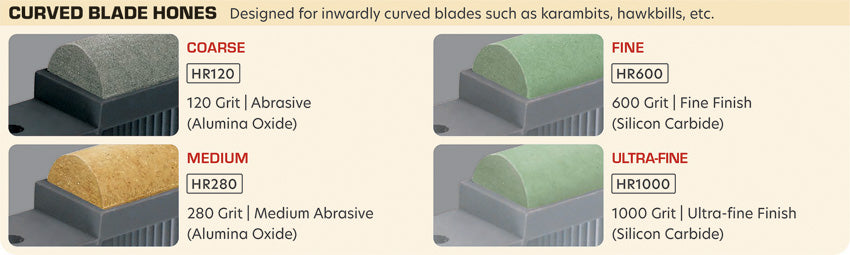 HR120 Curved Blade Hone Coarse - HR120