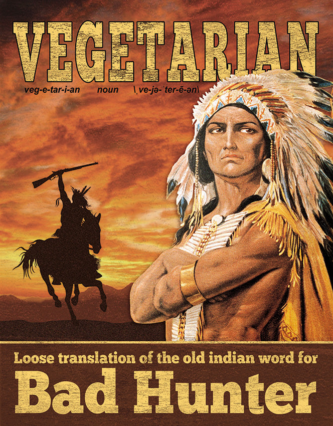 Vegetarian Translation Sign - TSN2022