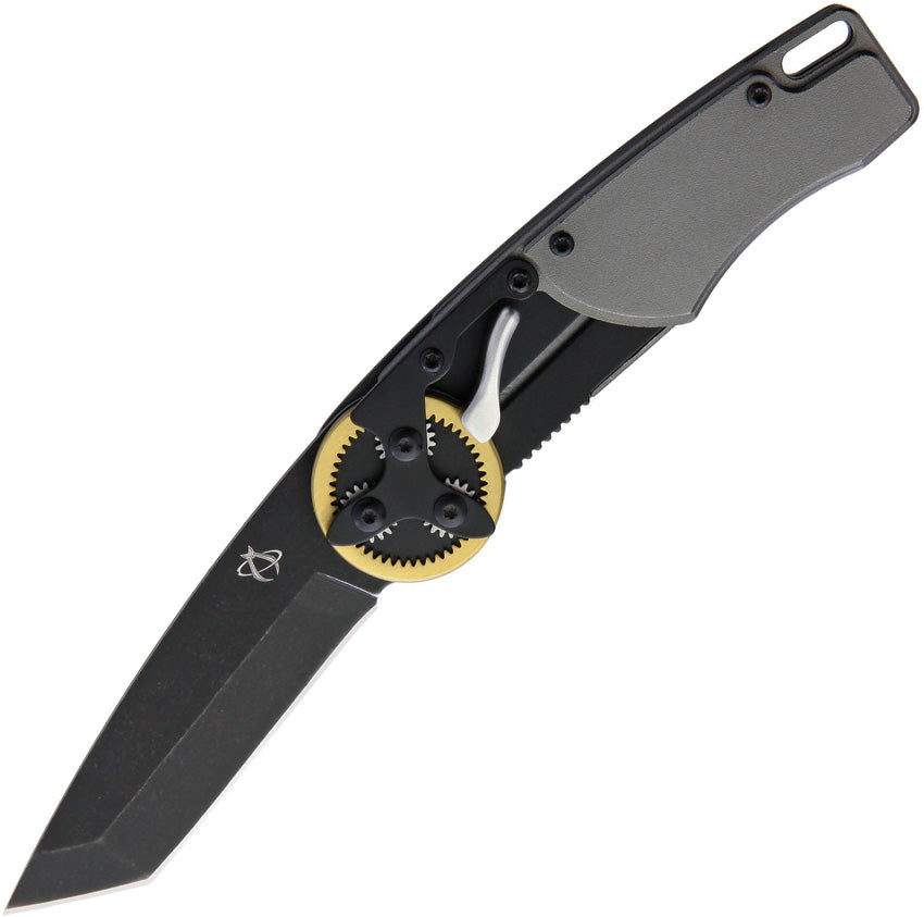 Gearhead Linerlock Brass Tanto - MAN2026T