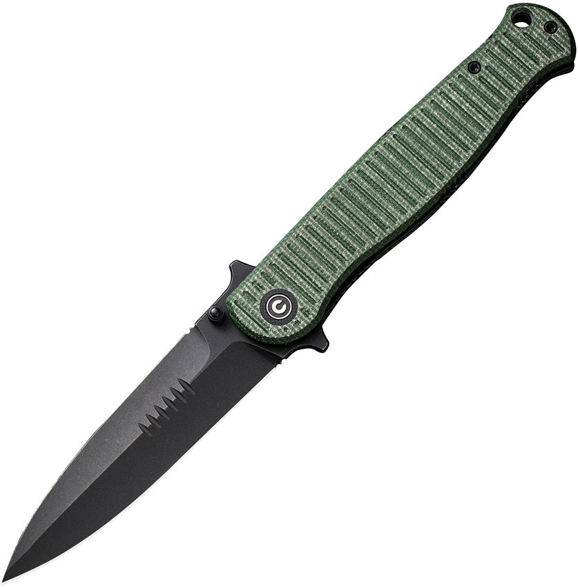 RS71 Linerlock Green Mic - CIVC230253