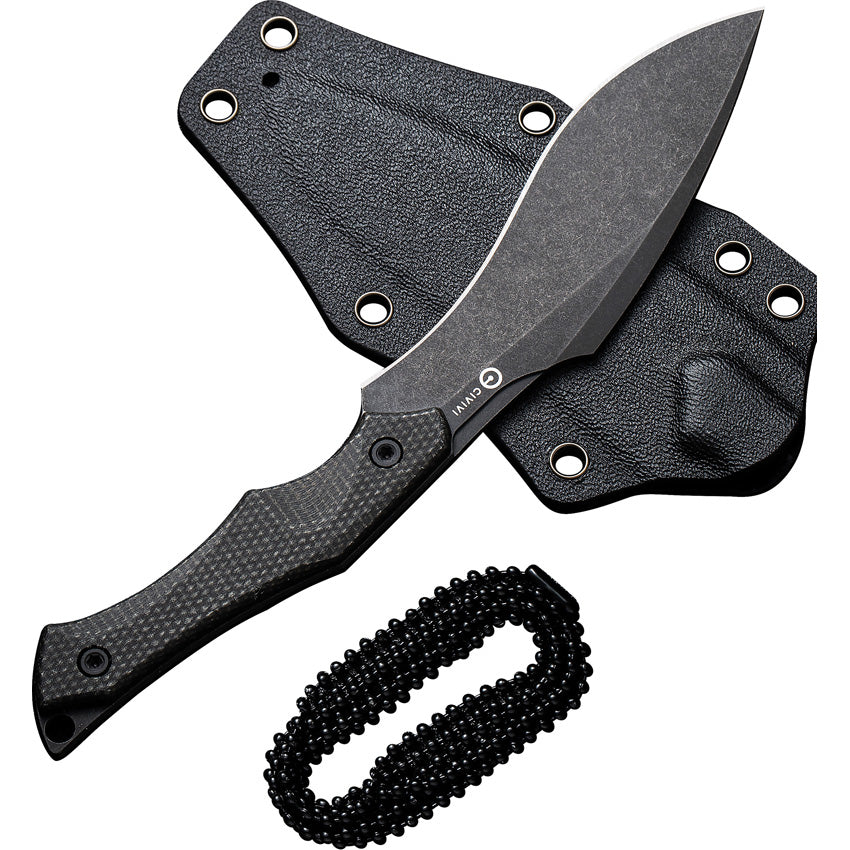 Vaquita II Neck Knife Black - CIVC047C3