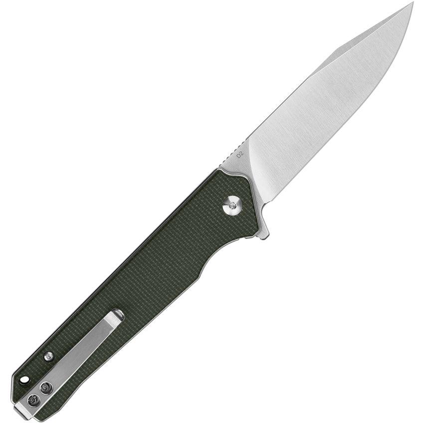 Mamba Linerlock Micarta Green - QS111I1