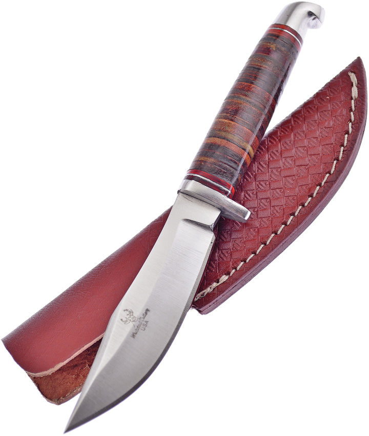 Fixed Blade Stacked Leather - FWT1028