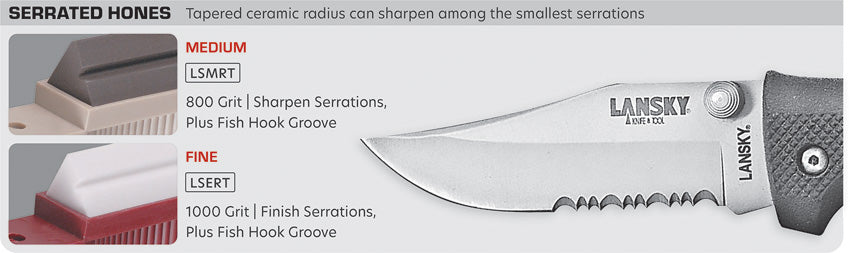 Serrated Edge Sharpening Hone - LSMRT