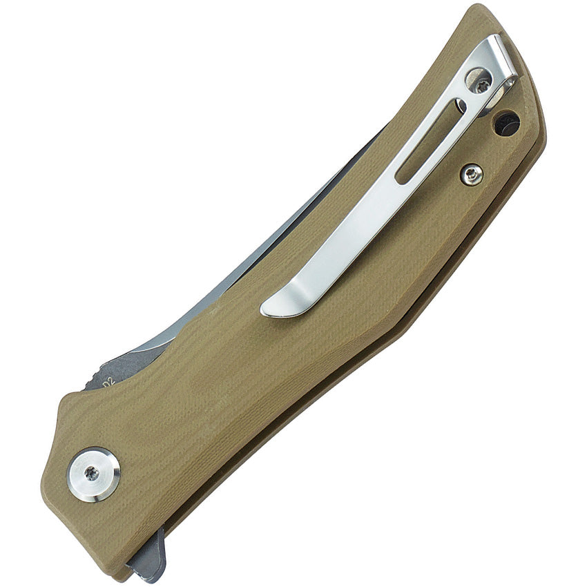 Scimitar G10 Linerlock Beige - BTKG05C2