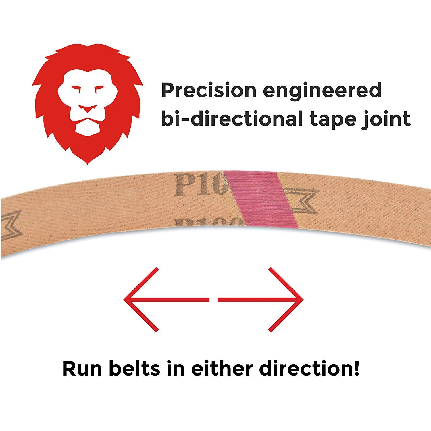 2 X 72 Inch EdgeCore Ceramic Grinding Belts