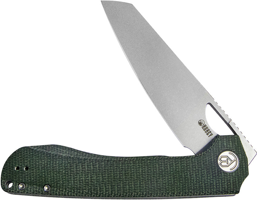 Elang Linerlock Green Micarta - KUB365E