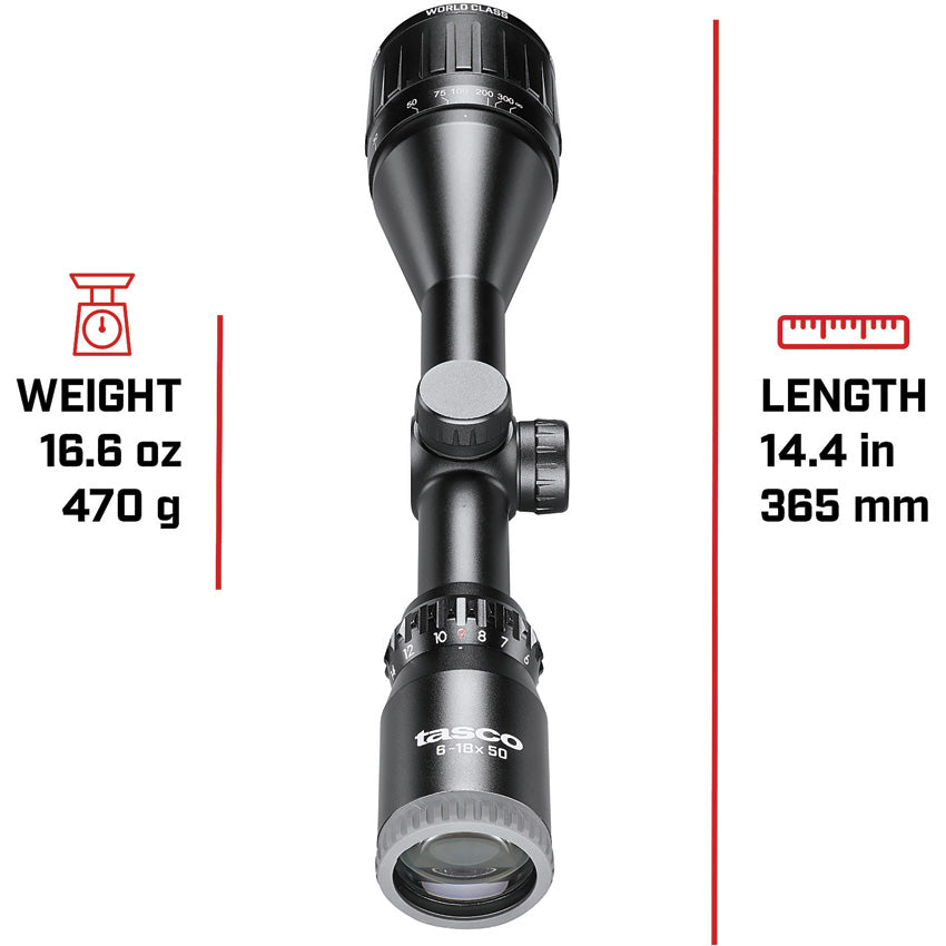 WorldClass 6-18x50mm Scope - TASWC61850