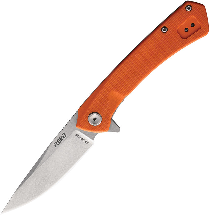 Warden 2 Linerlock Orange A/O - REVWARDENORG