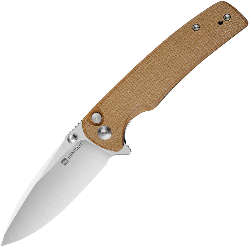 Sachse Button Lock Brn Micarta - S210073