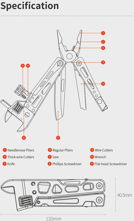 Vanguard Multi Tool - NTL20131