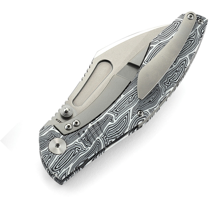 Lockness Framelock Black/White - BTKT2205B