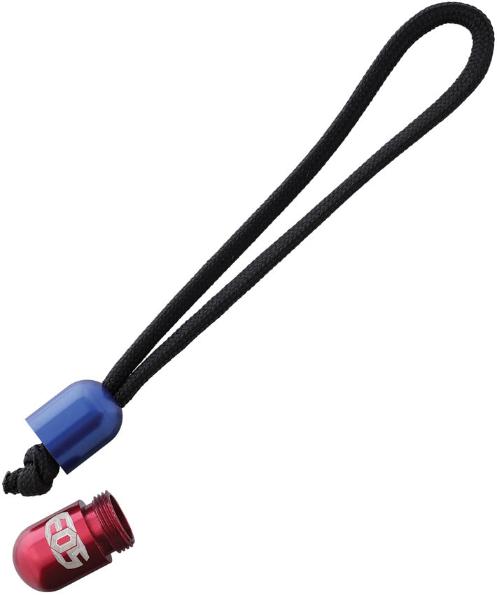 Pill Bead Lanyard Red/Blue - EOS132
