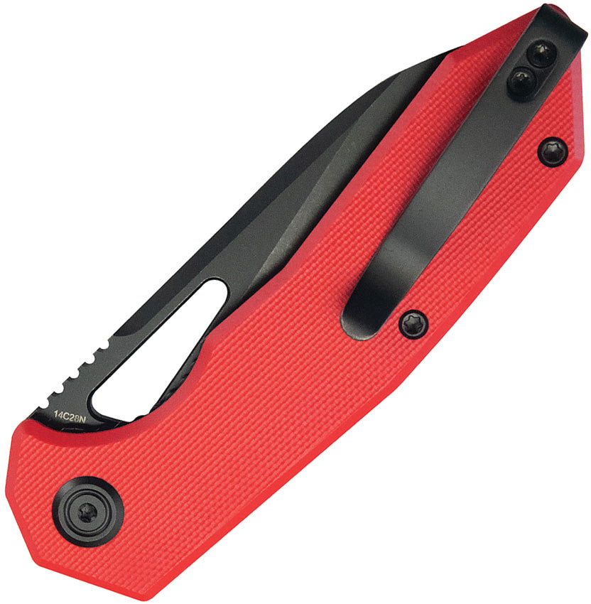 Vagrant Linerlock Black Red - KUB291K