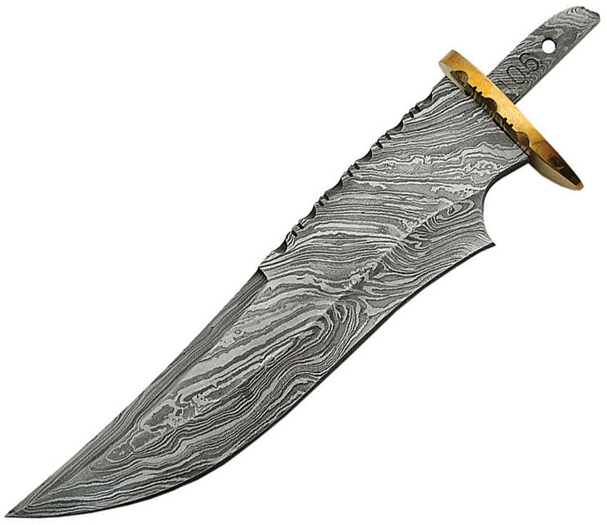 Damascus Blade With Sheath - BLSODMB3