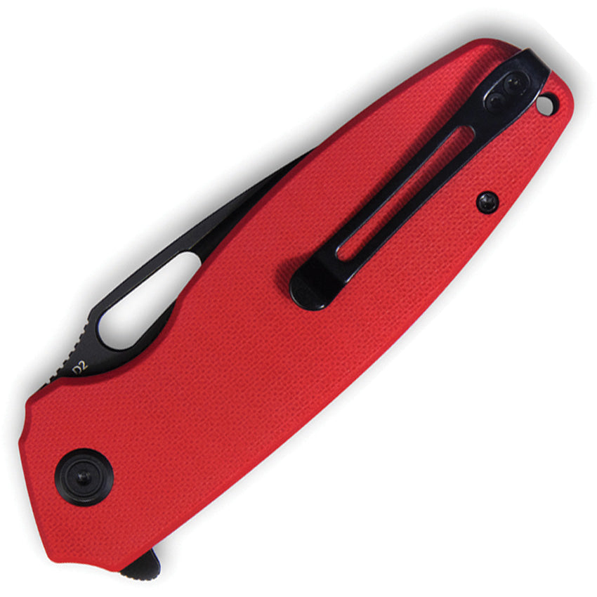 Tityus Linerlock Black Red - KUB322J
