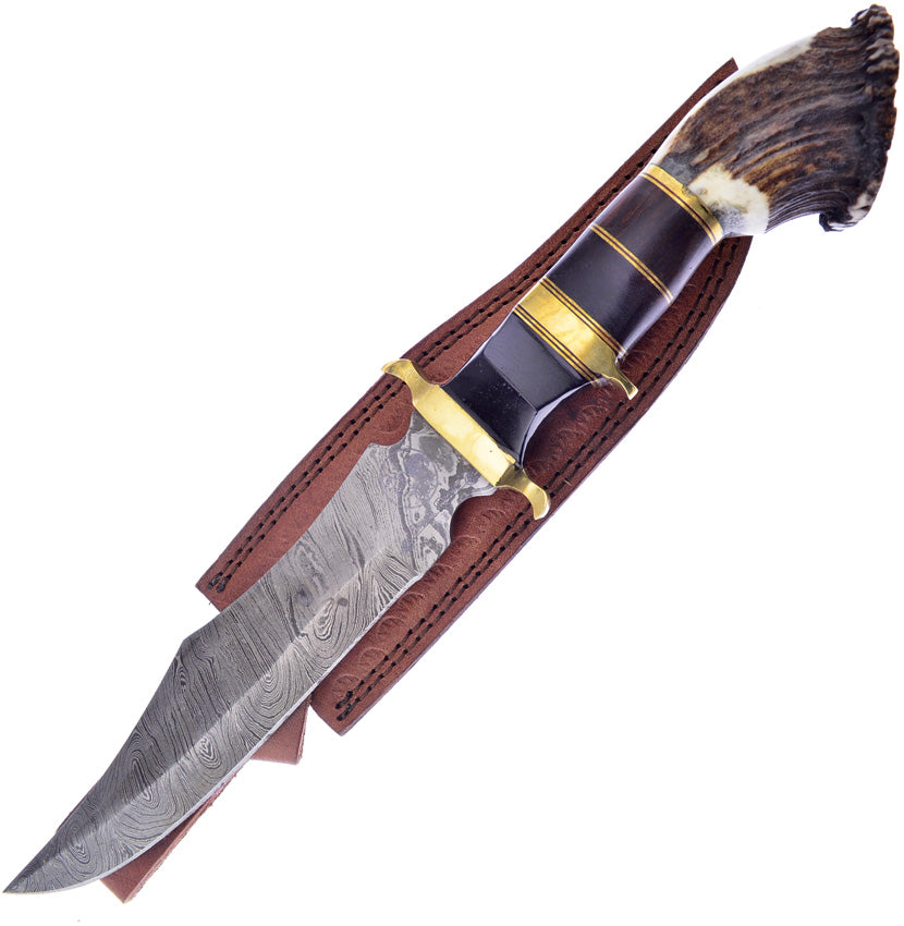 Bowie Deer Stag Damascus - HR0044DSD