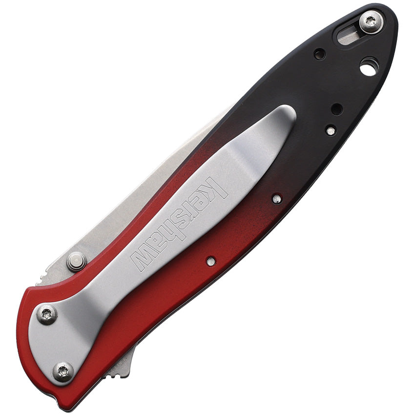 Leek Linerlock Red Magna Cut - KS1660GRD