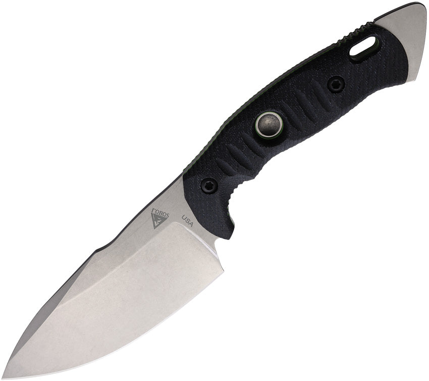 Alaris Fixed Blade Black/Grn - FOB036
