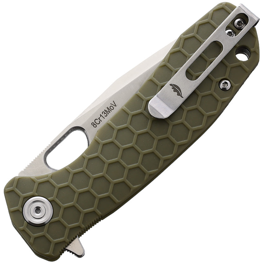 Medium Linerlock Tanto Green - HB1333