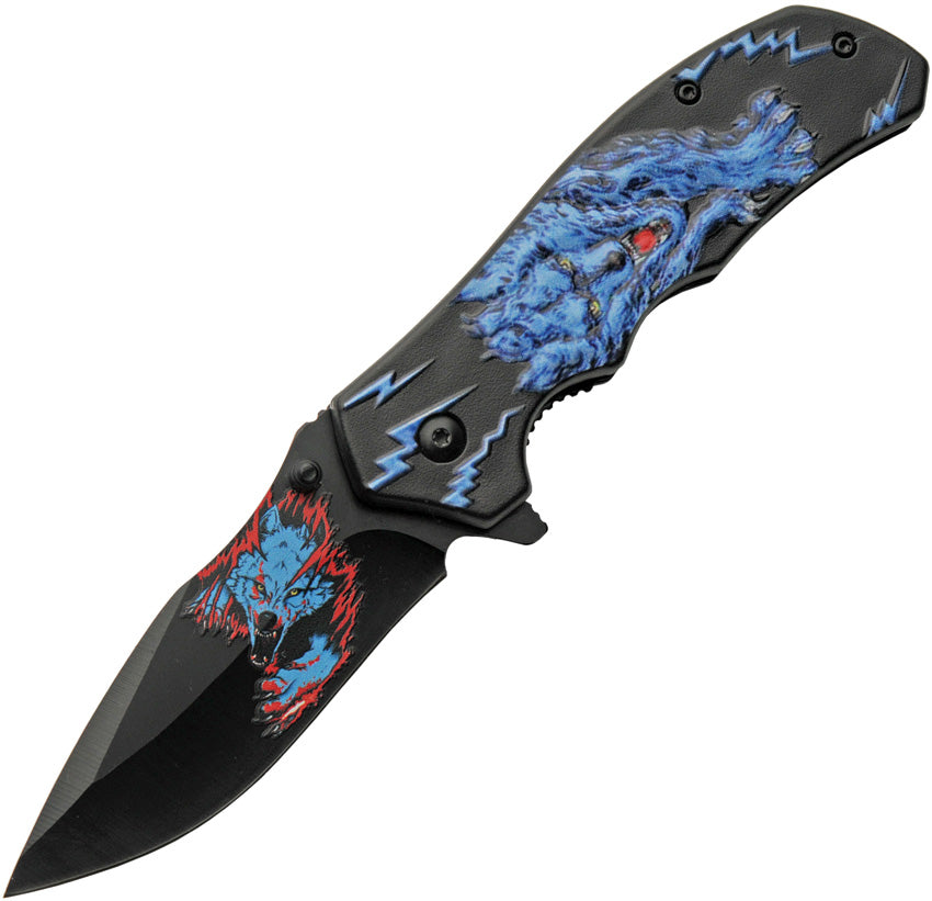 Linerlock Blue Wolf - CN300548BL