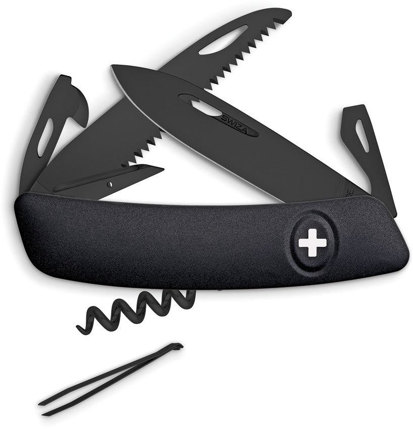 D05 Swiss Pocket Knife Black - SZA0531010