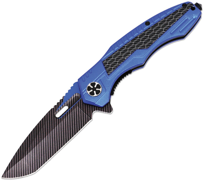 Linerlock A/O Blue/CF - EE10A135BL