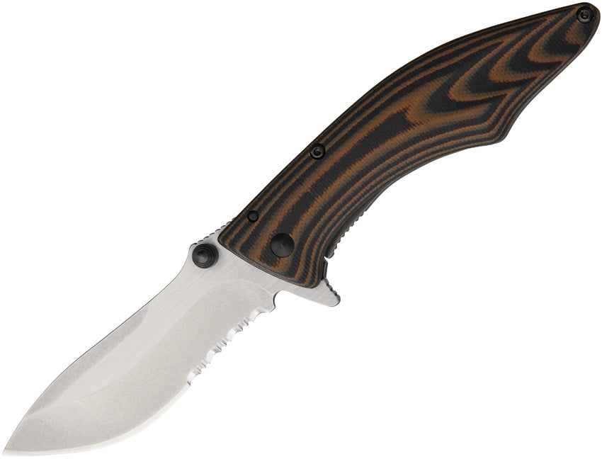 Sm Conquer Framelock Serrated - OECQ30S
