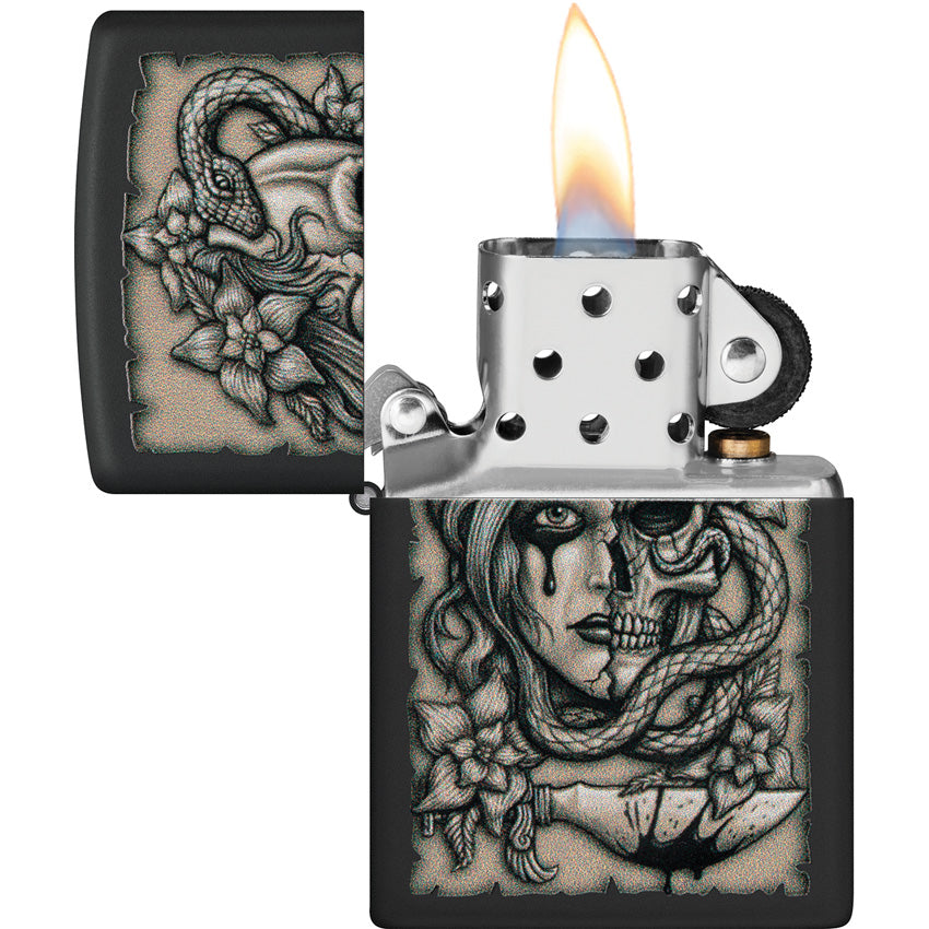 Gory Tattoo Design Lighter - ZO53239