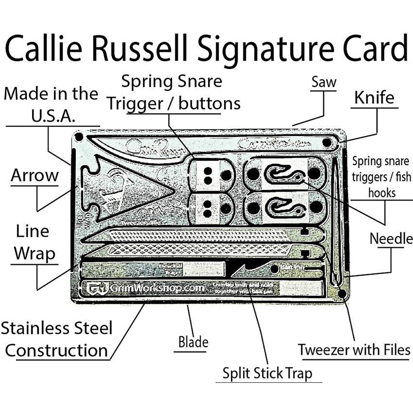 Callie Russell Survival Card - GRICARD013