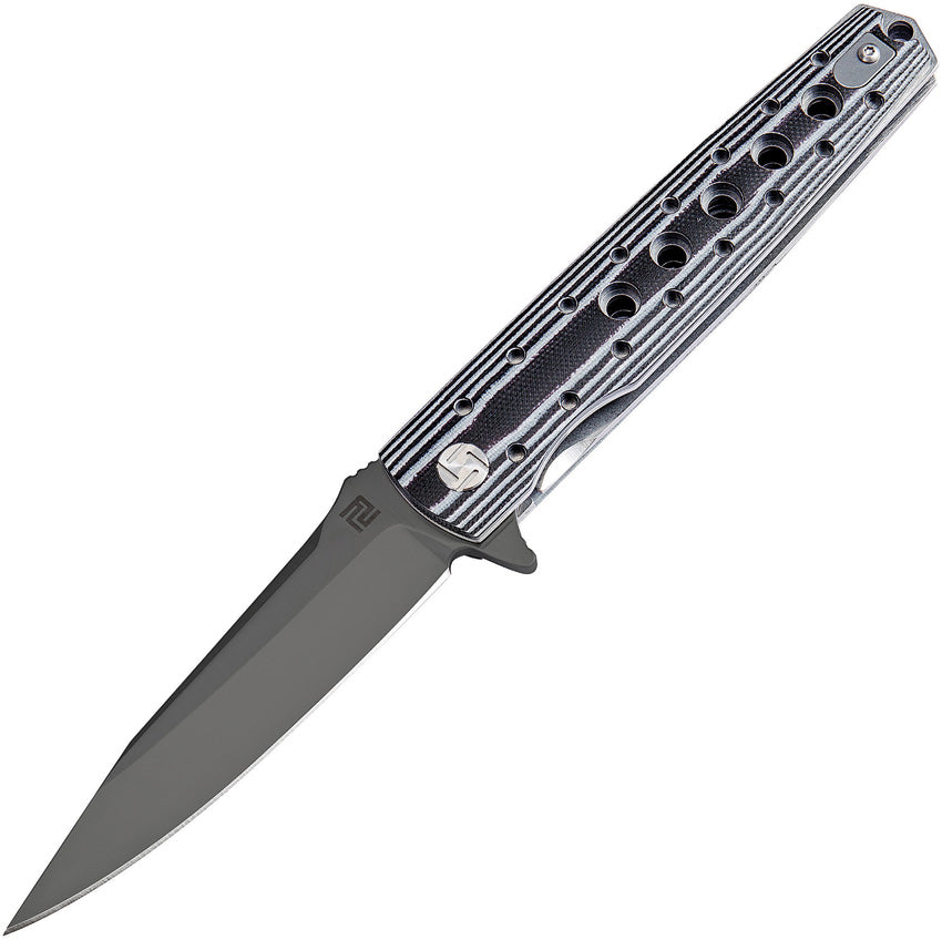 Virginia Linerlock D2 Blk/Wht - ATZ1807PBBW