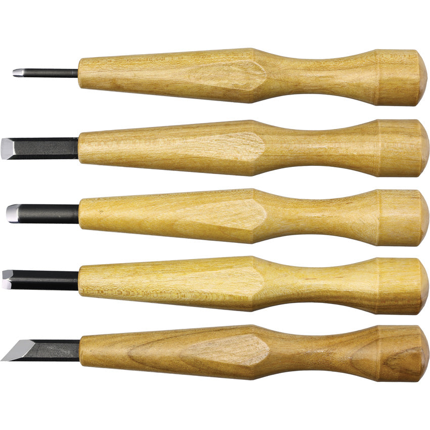 Power Grip Wood Chisel Set 5pc - MIKA053