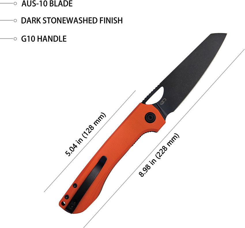 Elang Linerlock Orange Black - KUB365B