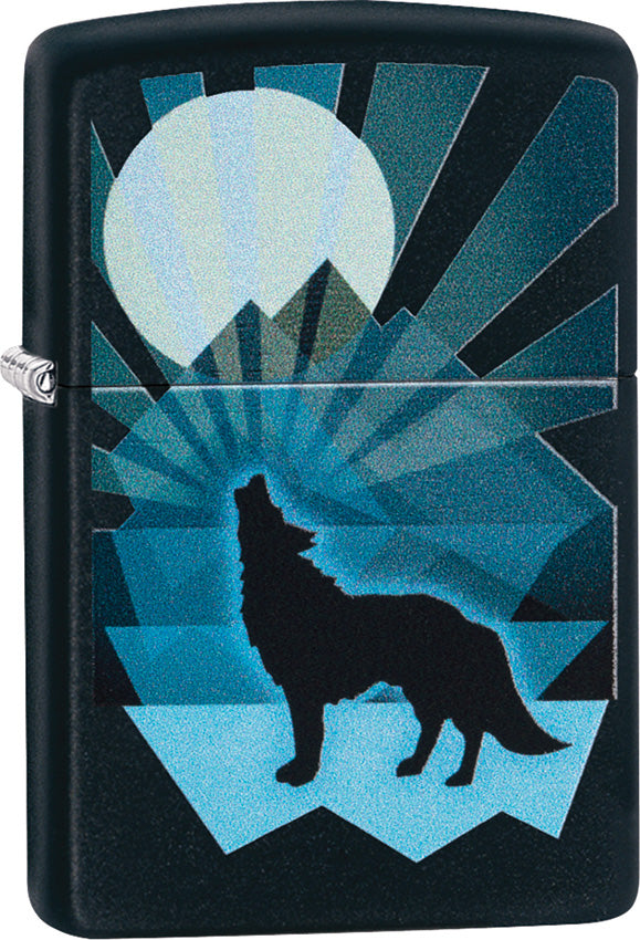 Wolf And Moon Lighter - ZO09072