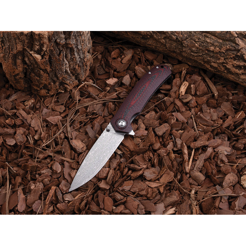 Charkos Linerlock Blk/Red - SHI7092D1