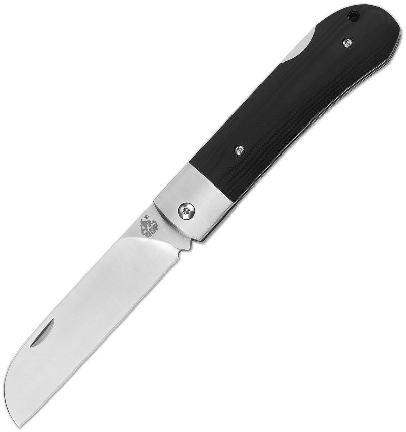 Worker Lockback Black G10 - QS128A