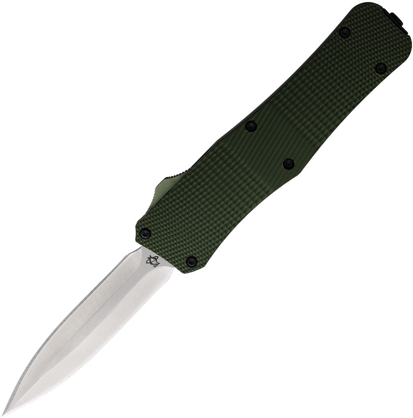 Auto OTF Stiletto Green Plain - MANOTF817